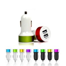 Lucky - Charger Mobil Dual USB 1A / 2.1A