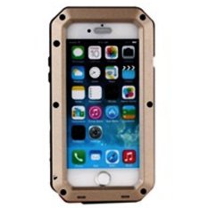 Lunatik Taktik Extreme Protection Case for Iphone 5 5S Corning Tempered Glass - Emas