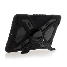 Luxury Silicone Rubber Armor Back Cover Heavy Duty Shockproof Protective Hard Case For Apple iPad mini 2(Black)