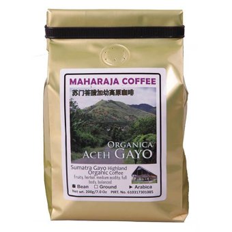maharaja kopi gayo organica aceh arabica 200g biji lazada indonesia maharaja kopi gayo organica aceh arabica 200g biji lazada indonesia