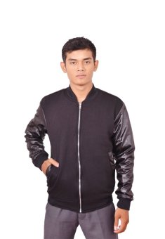 make jaket cotton kombinasi fleece metalik mk 37 make jaket cotton kombinasi fleece metalik mk 37