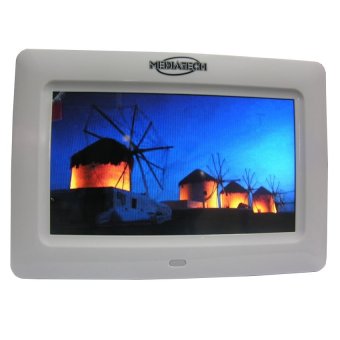 mediatech 7 inch digital photo frame multifunction putih mediatech 7 inch digital photo frame multifunction putih