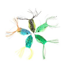 MEGA 5 Frog Lure Bass Fishing Hooks Bait 5.5cm - INTL