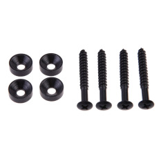 MEGA Black Neck Joint Bushings Bolts for Electric Guitar Bass (Intl)