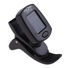 MEGA LCD Clip-on Electronic Digital Guitar Chromatic Bass Violin UkuleleTuner (Intl)