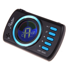 MEGA Rowin 3in1 Chromatic Tuner Metronome Metro-Tuner LCD Display Guitar Bass (Black) (Intl)