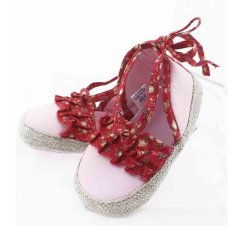 Melcare Sepatu Anak Perempuan Boot Pink Renda