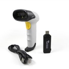 MENGS® 2.4G Wireless USB 2.0 Automatic Portable Handheld Laser Barcode Scanner HY5800 White (Intl)