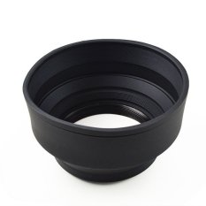 MENGS® 77mm Universal 3-Stage Collapsible Wide Angle Standard Telephoto Lens Hood For Canon Nikon Sony Olympus Pentax Camera