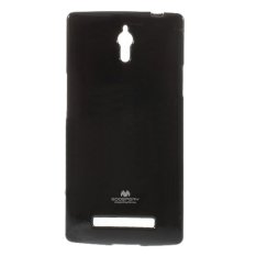 Mercury Goospery Jelly Glitter Case for Oppo Find 5 Mini - Hitam