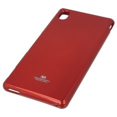 Mercury Goospery Jelly Glitter Case for Sony Xperia M4 Aqua Casing - Red