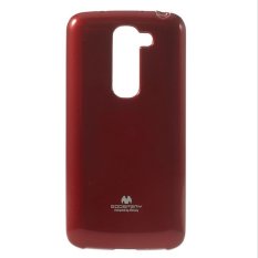 Mercury Jelly TPU Soft Case LG G2 Mini Casing Cover - Merah