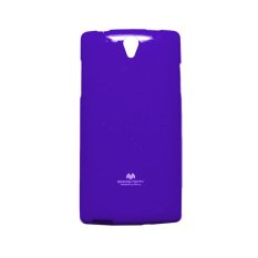 Mercury Jelly TPU Soft Case Oppo Find 5 Mini Casing Cover - Ungu