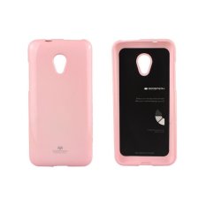 Mercury Jelly TPU Soft Case Oppo Find 5 Mini R827 Casing Cover - Pink Muda