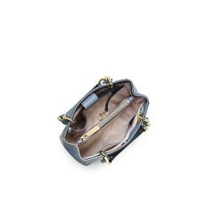 Michael Kors Cynthia Small Leather Satchel in Pale Blue IY6R43O0G72 (Intl)