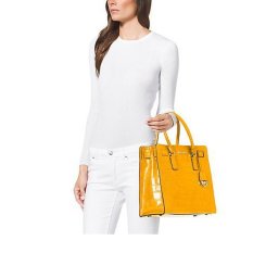 Michael Kors Dillon Large Embossed-leather Tote SUN IKQ7LQ992NZ (Intl)