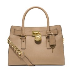 Michael Kors Hamilton Saffiano Leather Ew Satchel Dark Khaki IFS00068851 (Intl)