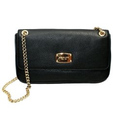 Michael Kors Jet Set Chain Leather Small Shoulder Flap Bag Black IFS000126113 (Intl)