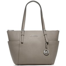 Michael Kors Jet Set East West Top Zip Tote In Pearl Gray IFS000132528 (Intl)