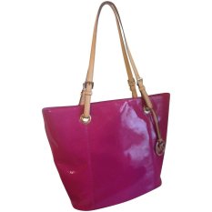 Michael Kors Jet Set Genuine Leather Large Tote Fuschia IFS00068619 (Intl)
