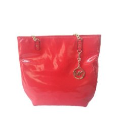 Michael Kors Jet Set Item Patent Leather Mandarin Orange Chain Tote IFS00068730 (Intl)