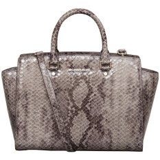 Michael Kors Large Selma Top Zip Satchel In Dark Slate IFS00074767 (Intl)