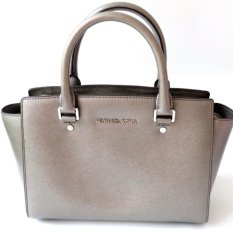 Michael Kors Selma Medium Satchel - Nickel