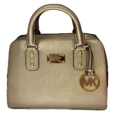 Michael Kors Small Satchel Gold Saffiano Leather IFS000201907 (Intl)