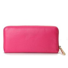 Michael Kors ZA Continental Jet Set Clutch Wallet Fuschia Pink Leather I5GRQ9XVLRY (Intl)