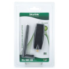 Mini 300mW 802.11b/g/n 150Mbps USB Wireless WiFi Network Adapter (Black)- Intl