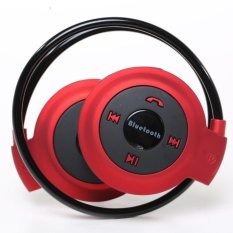 Mini 503 Sports Stereo Mini Wireless Bluetooth Headset Music Player with Microphon(Red) (Intl)