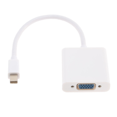 Mini DisplayPort MDP Thunderbolt to VGA Adapter Cable for MacBook Air Pro iMac Mac Mini Laptop PC HDTV Projector Monitor (Intl)