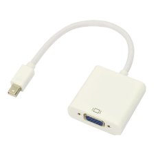 Mini Displayport To Vga Adapter For Apple Macbook Pro 13 Inch White- INTL