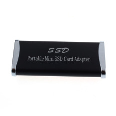 Mini PCI-E/MSATA SATA SSD to USB 3.0 External Case Converter Adapter (Black) (Intl)