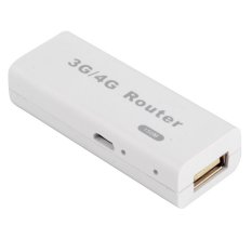 Mini Portable 3G/4G Wireless-N USB WiFi Hotspot Router AP 150Mbps Wlan White- INTL