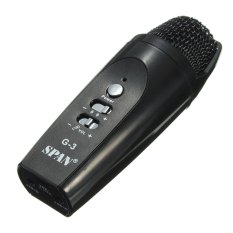 Mini Portable Handheld Microphone Karaoke Player Home KTV for iPhone iPad PC - Intl
