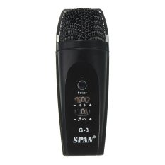 Mini Portable Handheld Microphone Karaoke Player Home KTV for iPhone iPad PC (Intl)