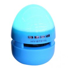 Mini Portable Wireless Bluetooth Speaker Amplifier Colorful lights BT815L Blue - Intl