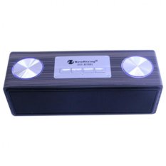 Mini Portable Wireless Bluetooth Speaker Amplifier Lights HY-BT96 Wood color - Intl