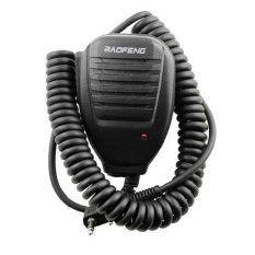 Mini Shoulder Handheld For BAOFENG UV5R Speaker Mic Walkie Talkie Radio Black