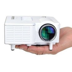 Mini UC28 HD1080P Home Cinema Theater Multimedia Projector USB AV TV VGA HDMI -(White)