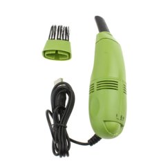 Mini USB Vacuum Keyboard Cleaner for Laptop Computer PC - Hijau