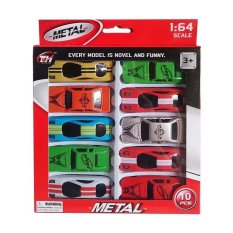 MOMO Die Cast Metal Cars Sport 10 Pcs Dus Ages 3+ - Mainan Kendaraan Mobil