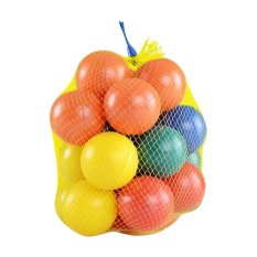 MOMO Mainan Bola Mandi Anak Full Color Isi 25 Pcs - Mainan Bola Mandi Jala