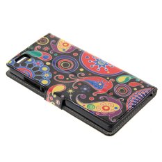 Moonmini Case for Huawei P8 Lite Decorative Design Stylish PU Leather Flip Stand Case Cover Wallet with Magnetic Closure and Card Holders