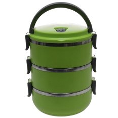 Mulberry - Mulberry Lunch Box Stainless Steel 3 Susun - Hijau