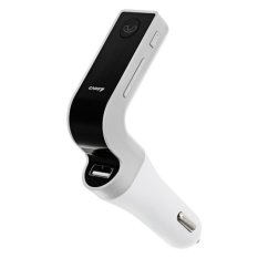 Multifunctional Bluetooth Car Charger with Car Full Frequency FM Transmitter / Stereo MP3 Player for iPhone 6s and 6s Plus, Samsung Galaxy Note 5 and S6 Edge+, and Most Bluetooth Mobile Devices(Silver) (Intl)