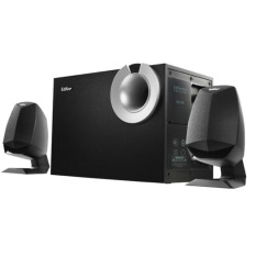 Multimedia desktop computer speaker wood subwoofer speakers(Black) - Intl