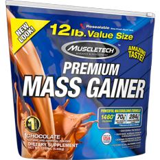 Muscletech Premium Mass Gainer Chocolate - 12 lb