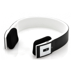 Music Bluetooth Headset Two Channel MP3 Headphone - BTH-401 - Black
